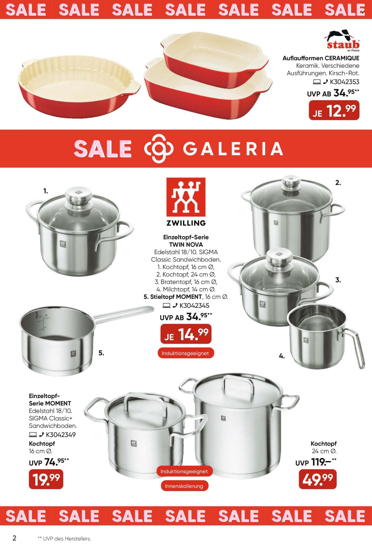 GALERIA Karstadt Kaufhof Prospekte  - 19.07.2023 - 25.07.2023. Seite 2