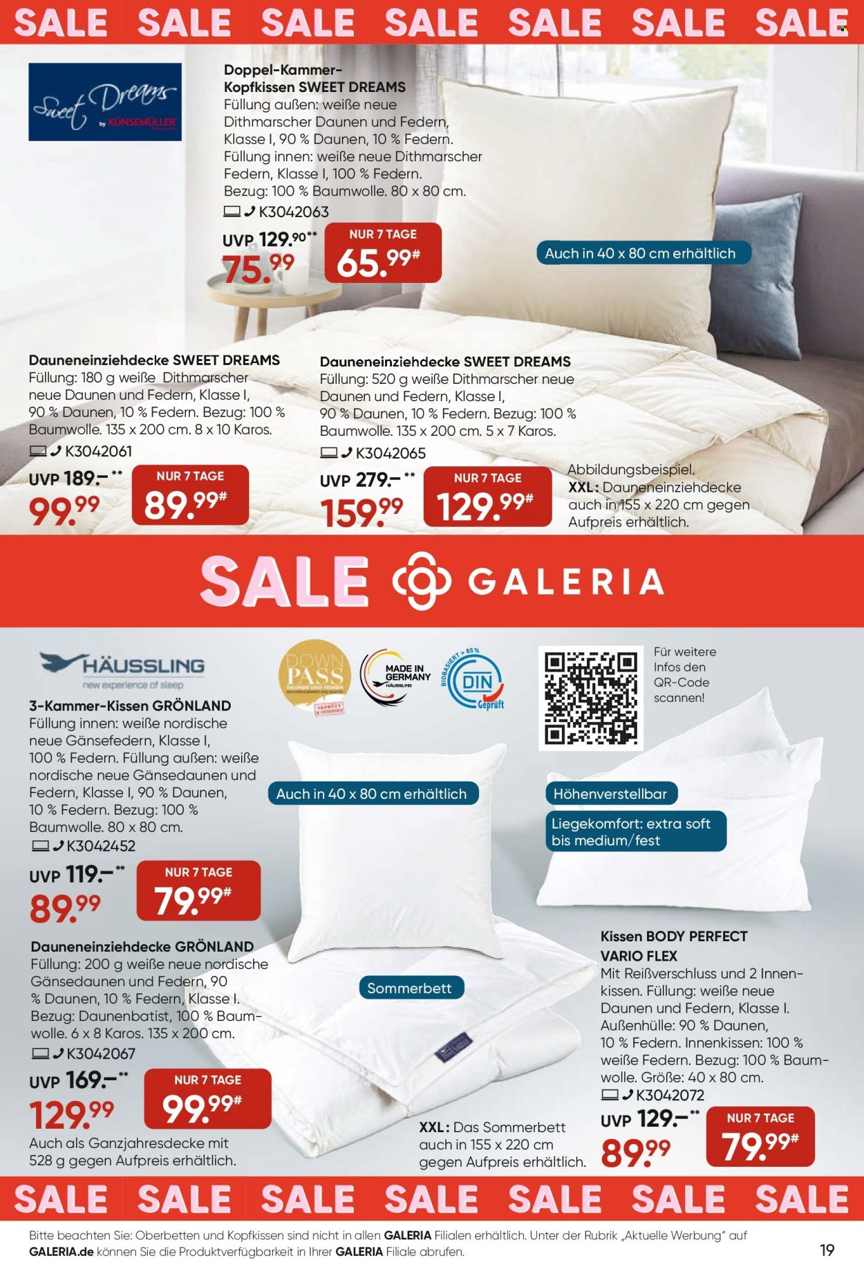 GALERIA Karstadt Kaufhof Prospekte  - 19.07.2023 - 25.07.2023. Seite 19