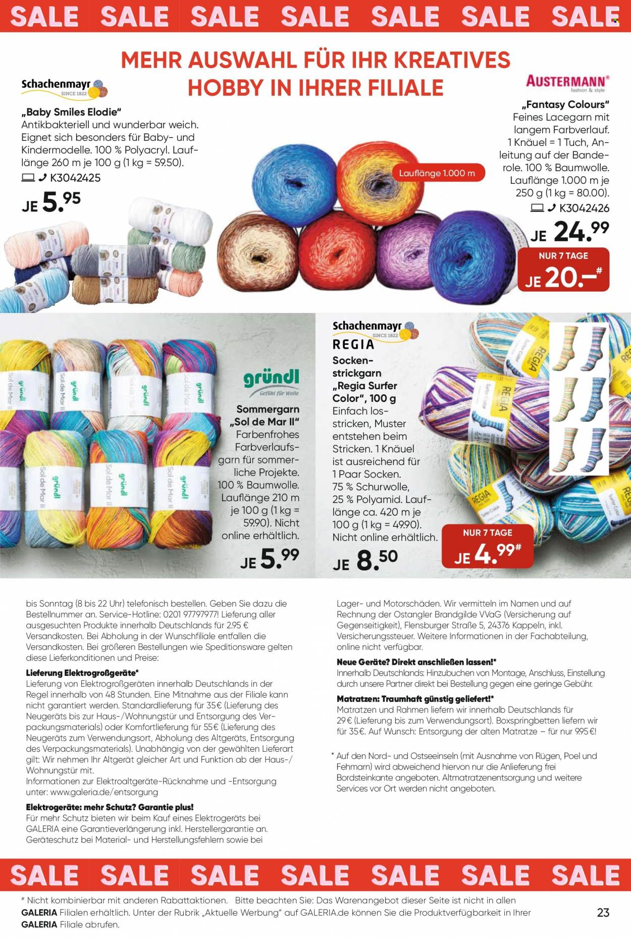 GALERIA Karstadt Kaufhof Prospekte  - 19.07.2023 - 25.07.2023. Seite 23