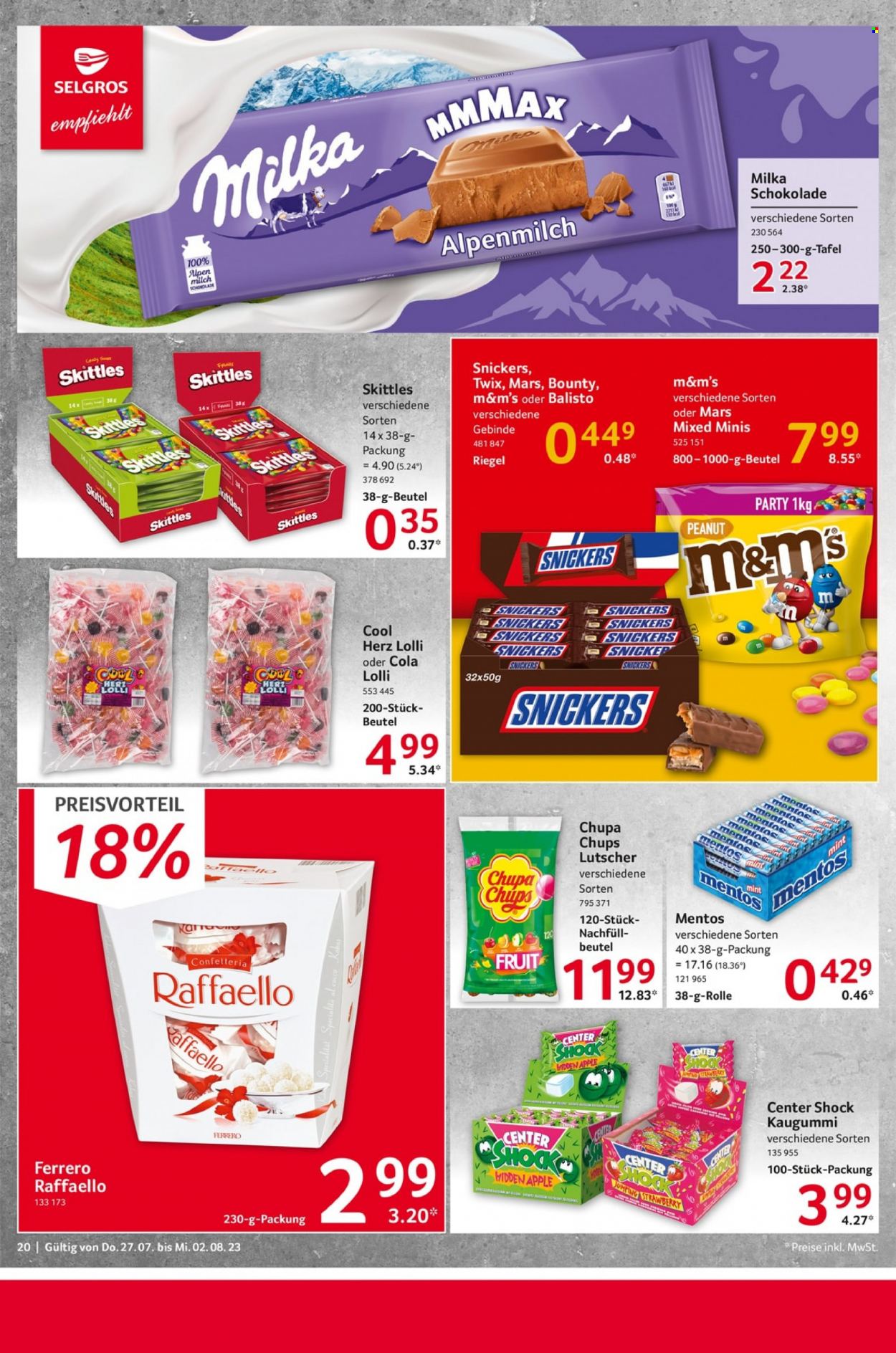 Selgros Prospekte  - 27.07.2023 - 2.08.2023. Seite 20