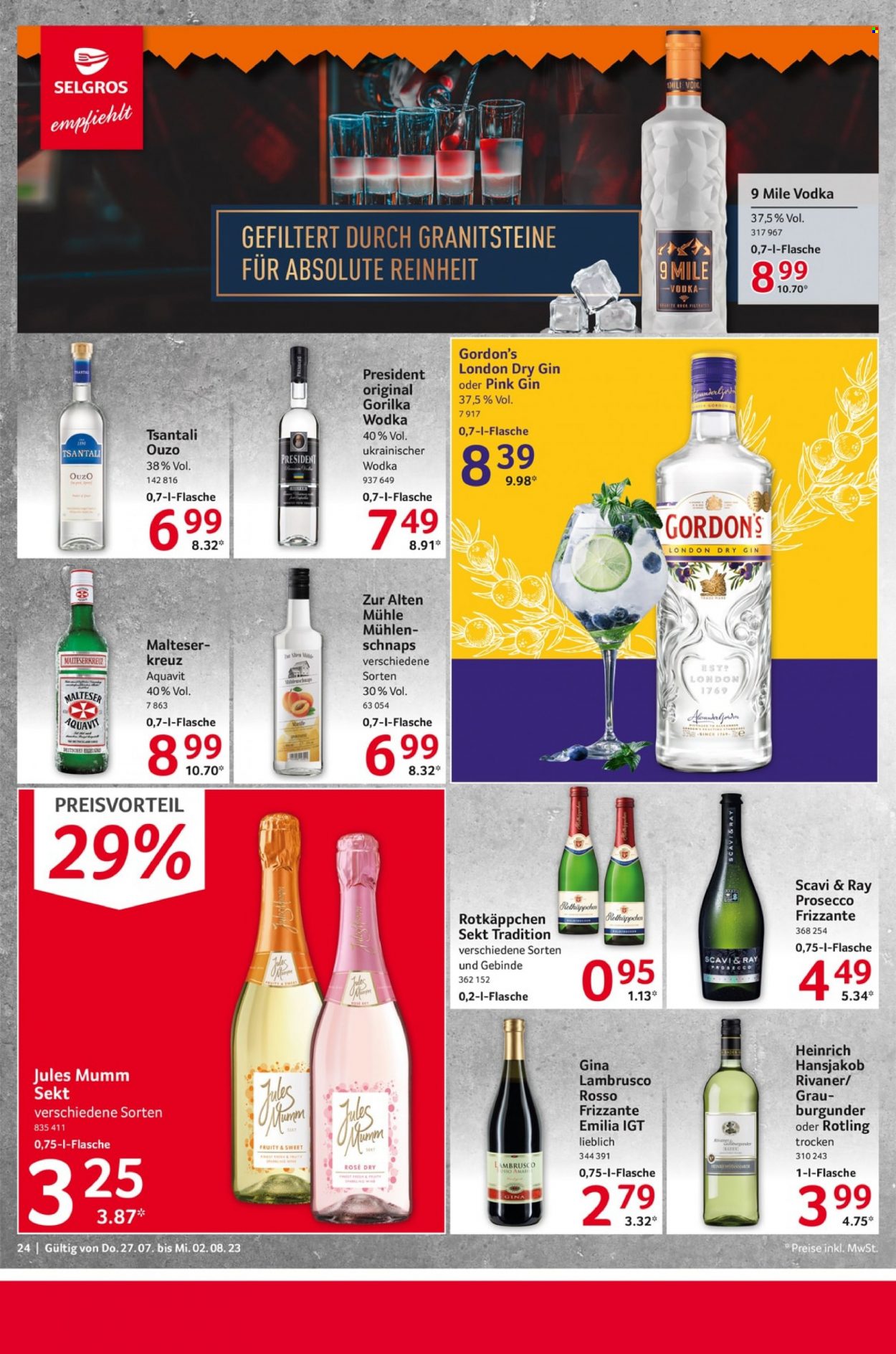Selgros Prospekte  - 27.07.2023 - 2.08.2023. Seite 24
