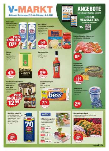 Prospekte V-Markt - 27.07.2023 - 2.08.2023.