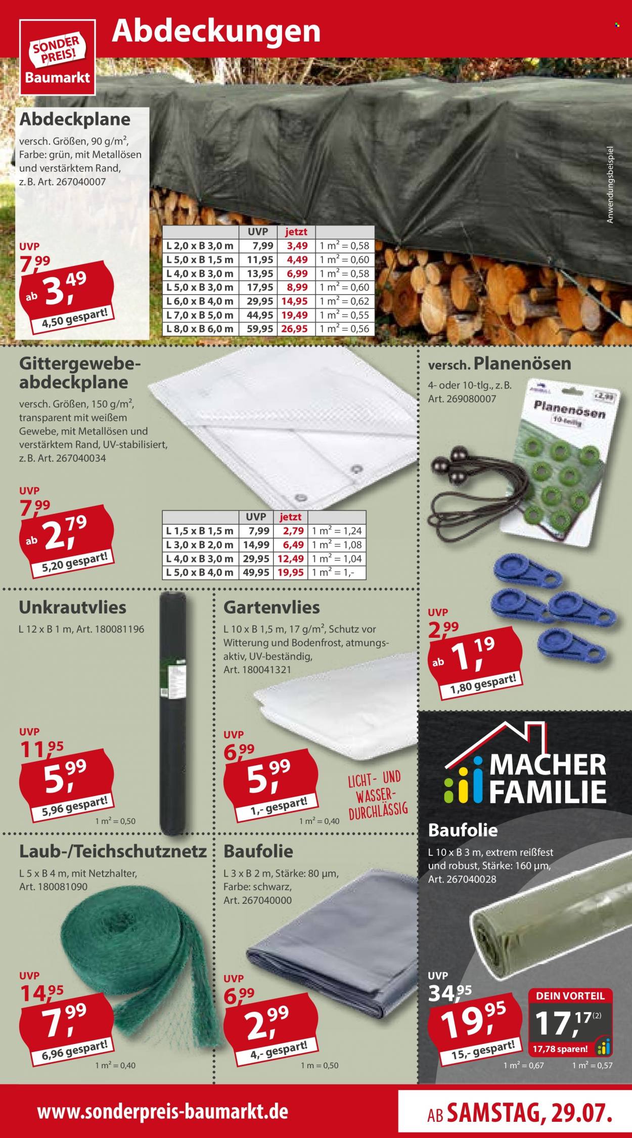 Sonderpreis-Baumarkt Prospekte  - 29.07.2023 - 4.08.2023. Seite 9
