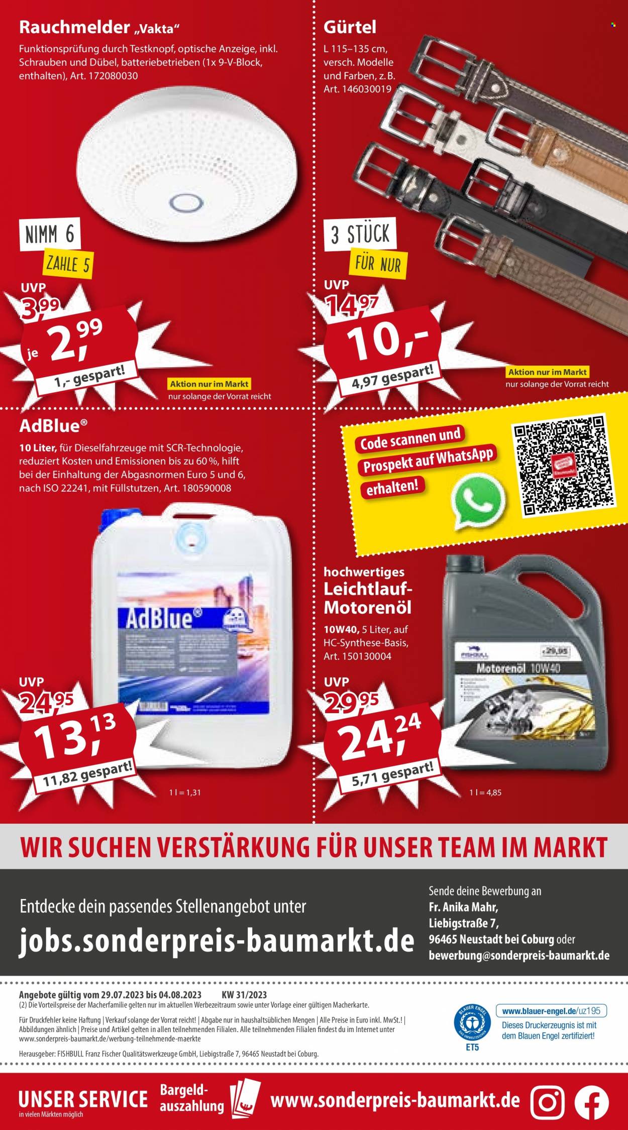 Sonderpreis-Baumarkt Prospekte  - 29.07.2023 - 4.08.2023. Seite 24