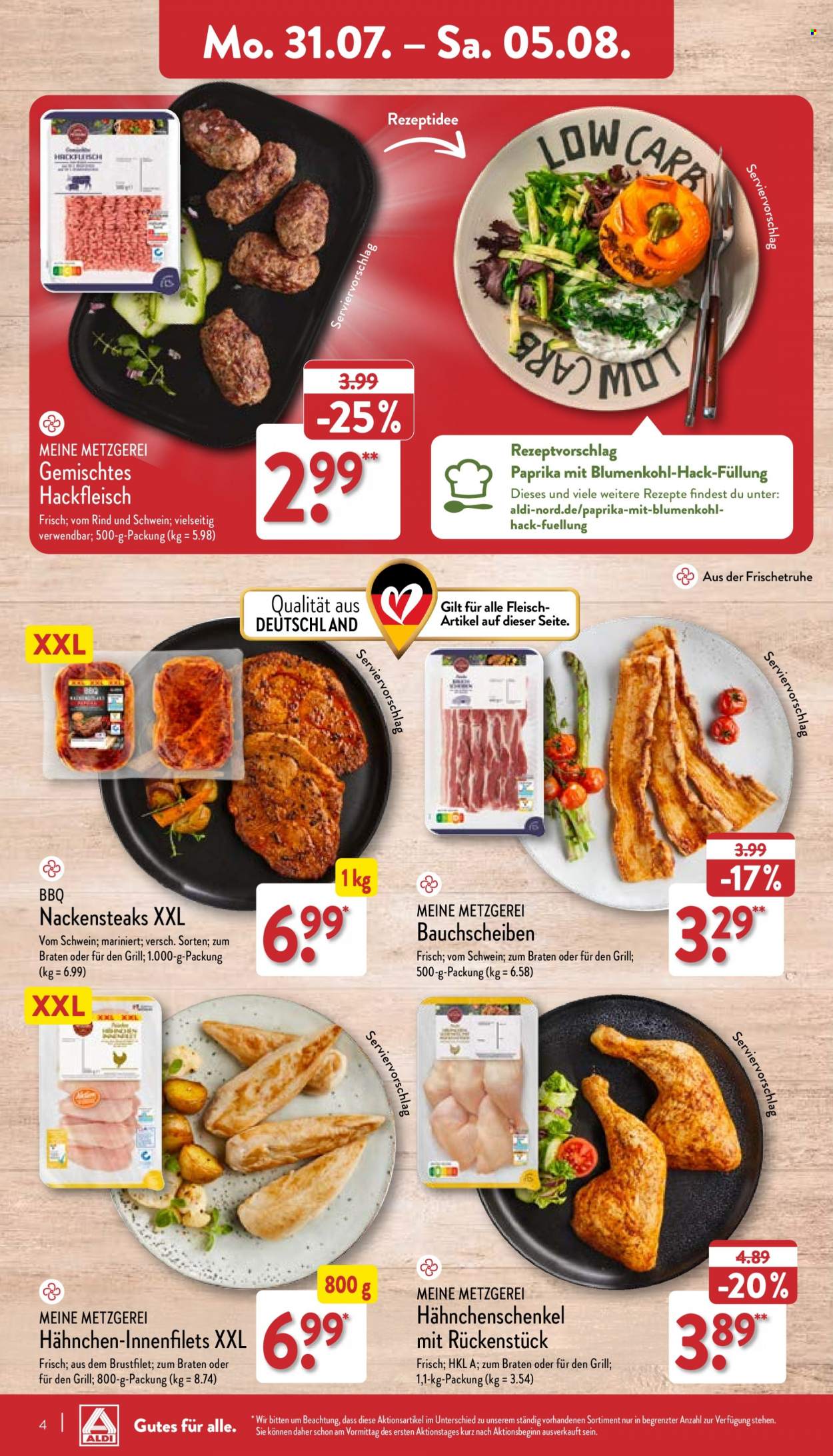 ALDI Nord Prospekte  - 31.07.2023 - 5.08.2023. Seite 4