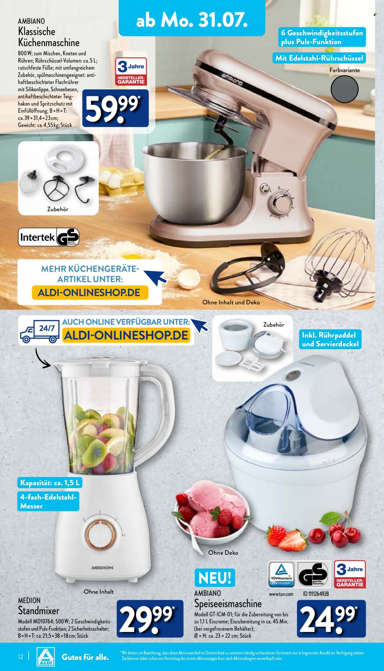 ALDI Nord Prospekte  - 31.07.2023 - 5.08.2023. Seite 12