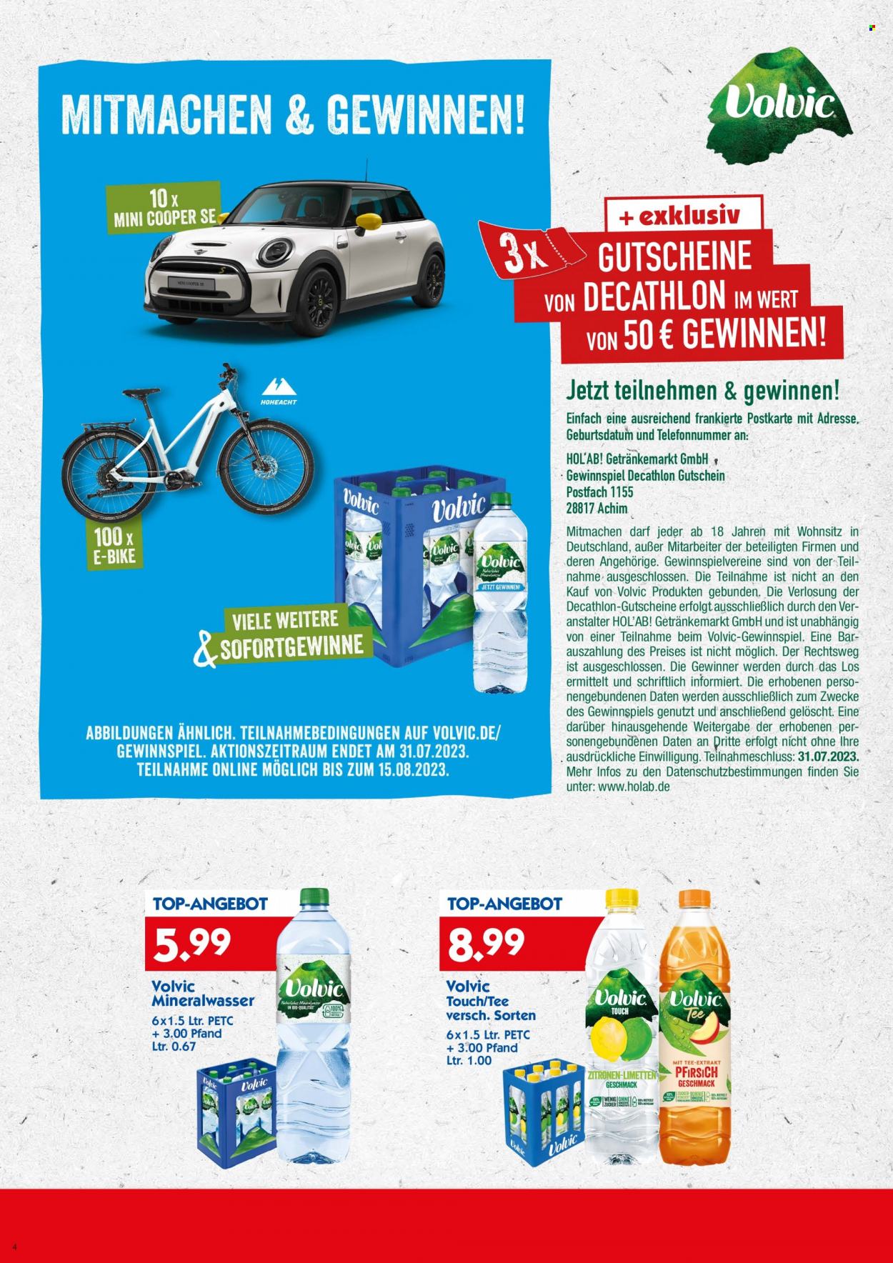 Hol'ab! Getränkemarkt Prospekte  - 24.07.2023 - 29.07.2023. Seite 4