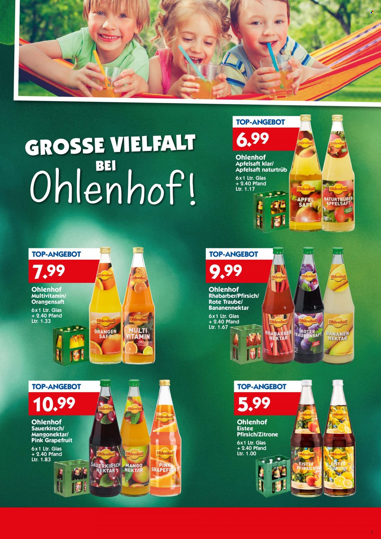 Hol'ab! Getränkemarkt Prospekte  - 24.07.2023 - 29.07.2023. Seite 5