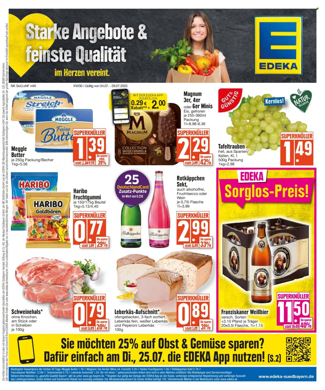 Edeka Prospekte  - 24.07.2023 - 29.07.2023. Seite 1