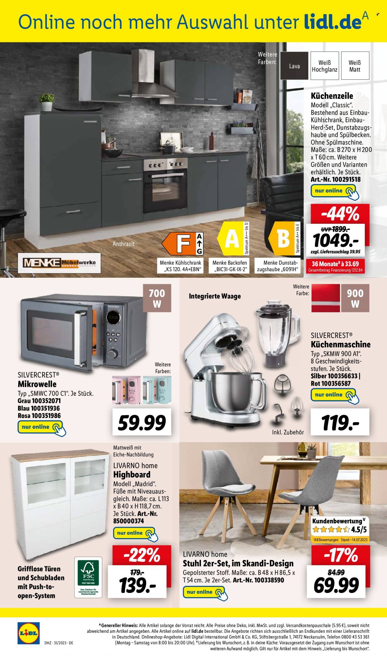 Lidl Prospekte  - 31.07.2023 - 5.08.2023. Seite 34