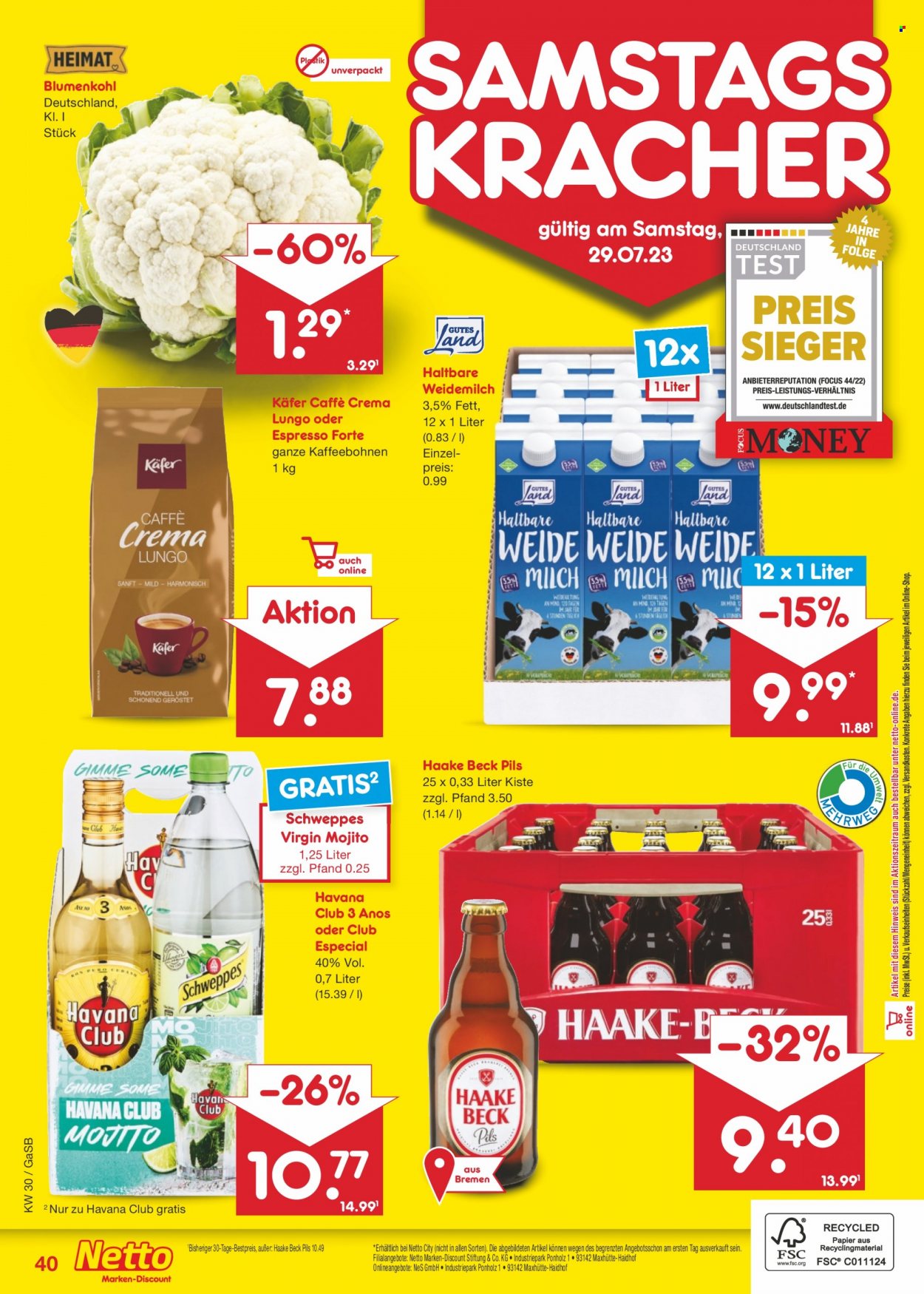 Netto Marken-Discount Prospekte  - 24.07.2023 - 29.07.2023. Seite 40