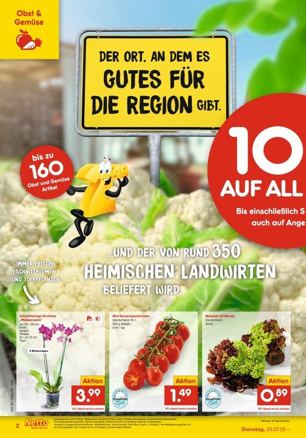 Netto Marken-Discount Prospekte  - 25.07.2023 - 29.07.2023. Seite 2