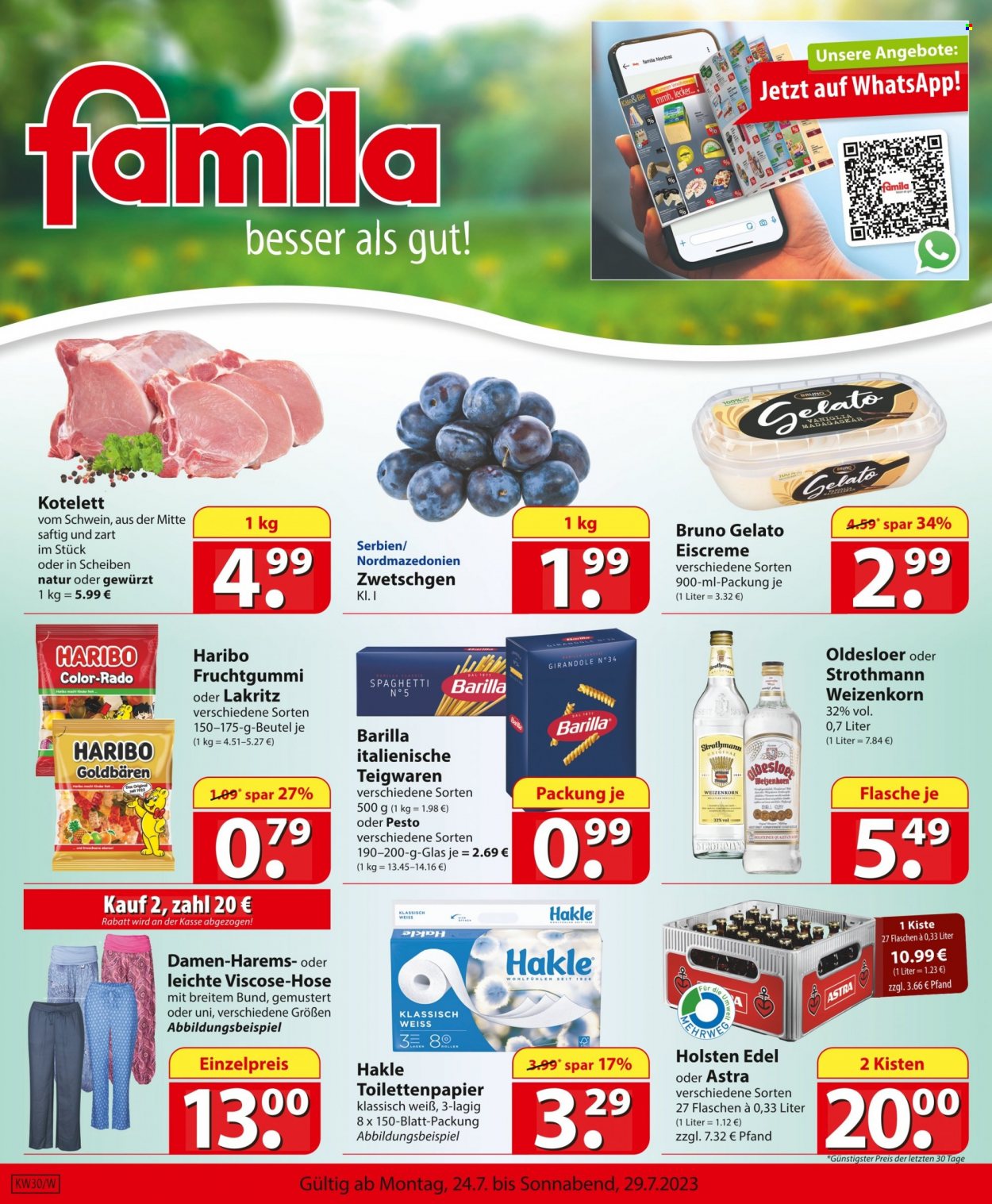 famila Prospekte  - 24.07.2023 - 29.07.2023. Seite 1