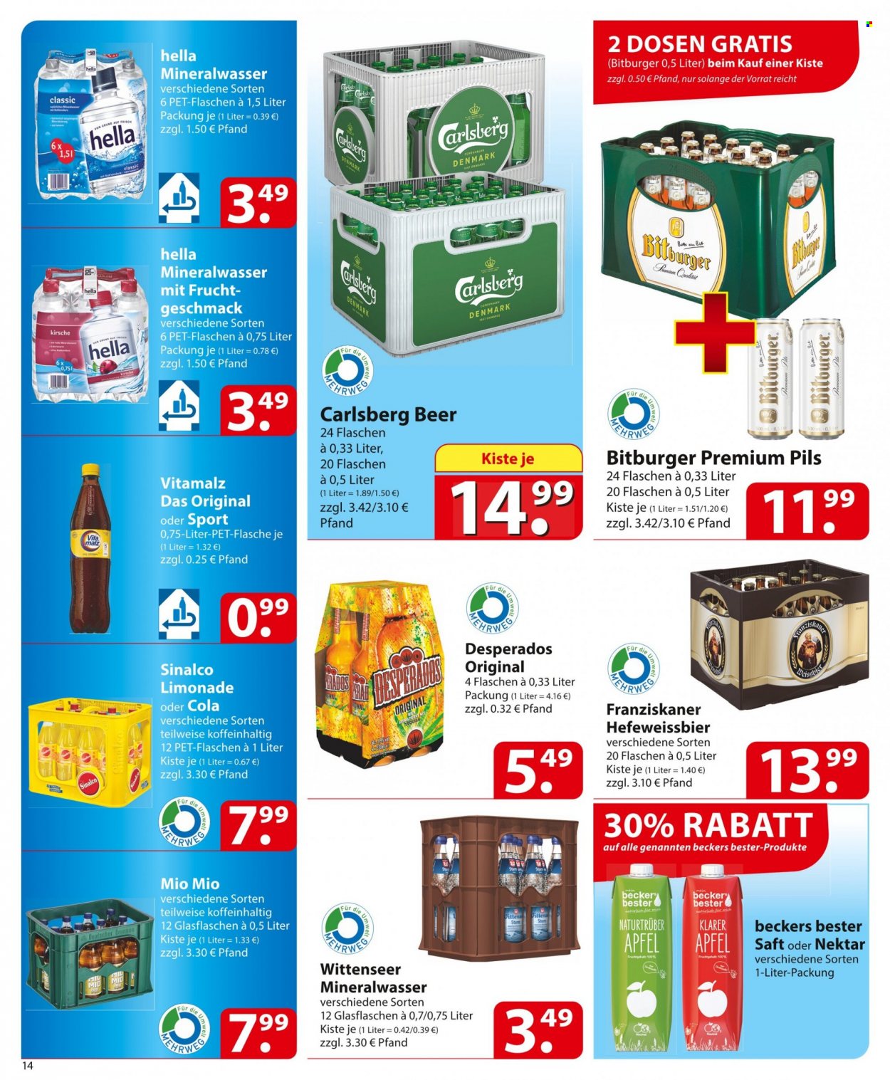 famila Prospekte  - 24.07.2023 - 29.07.2023. Seite 14