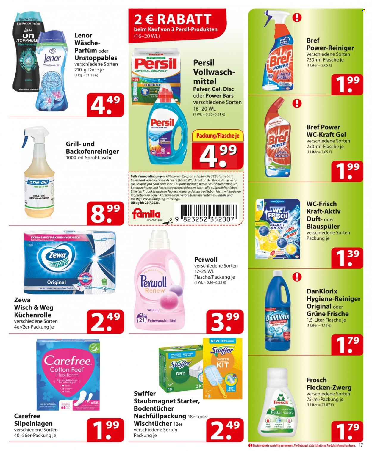 famila Prospekte  - 24.07.2023 - 29.07.2023. Seite 17