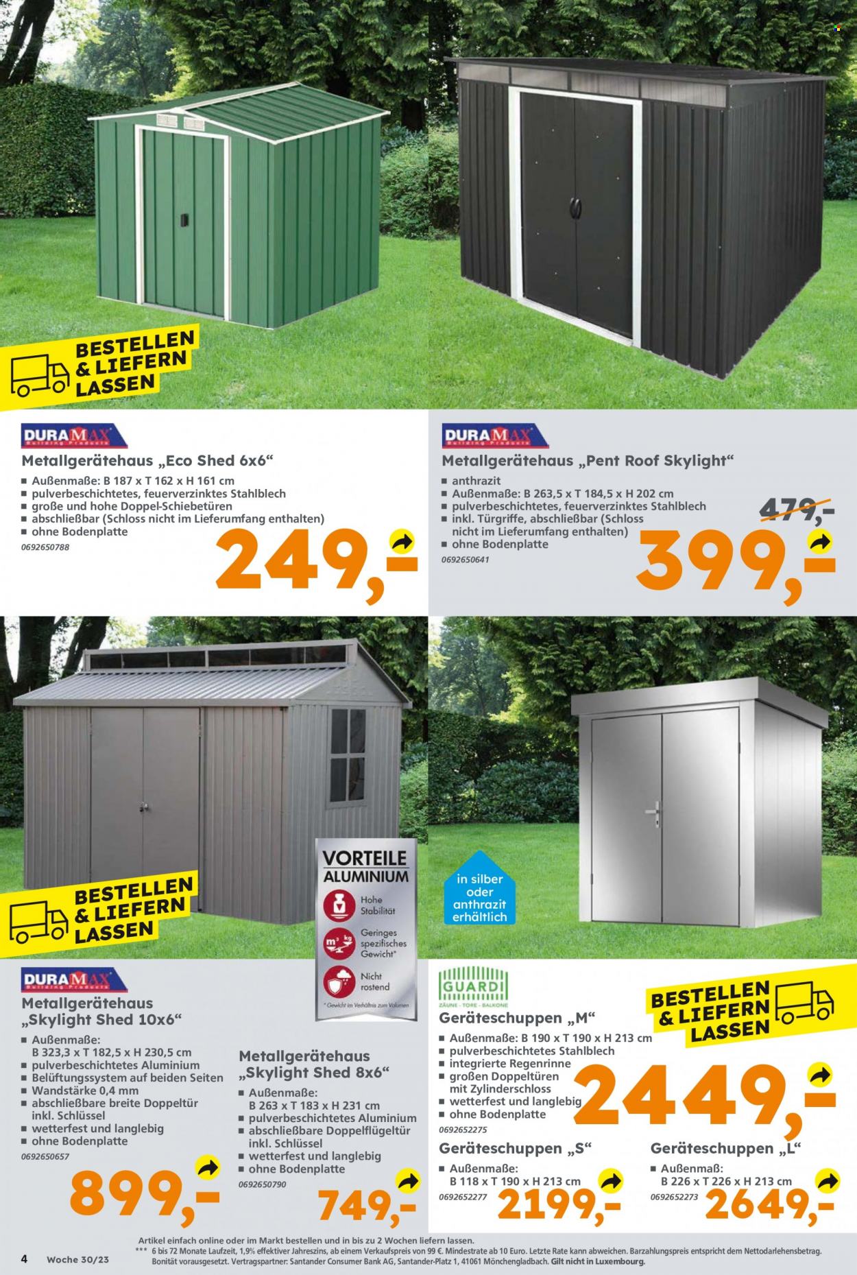 Globus Baumarkt Prospekte  - 24.07.2023 - 29.07.2023. Seite 4