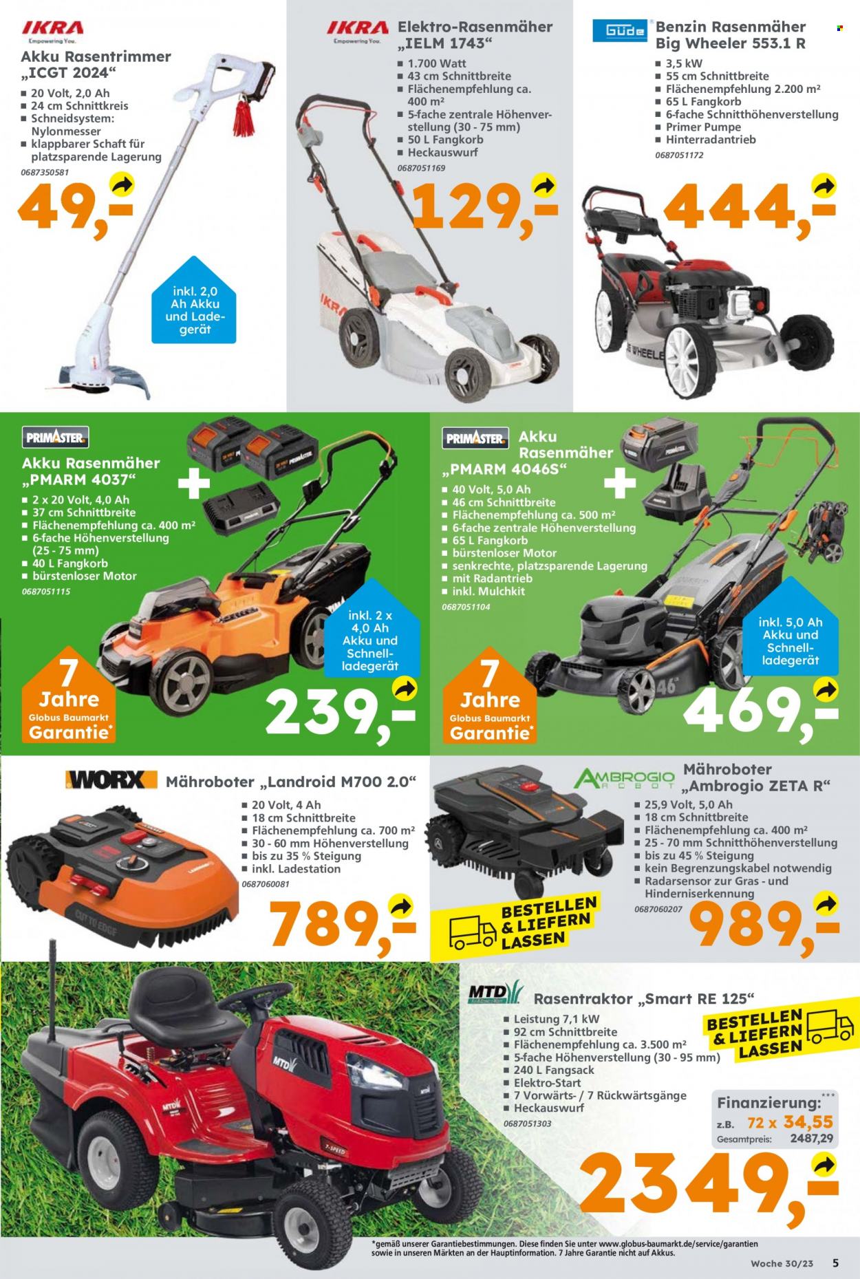 Globus Baumarkt Prospekte  - 24.07.2023 - 29.07.2023. Seite 5