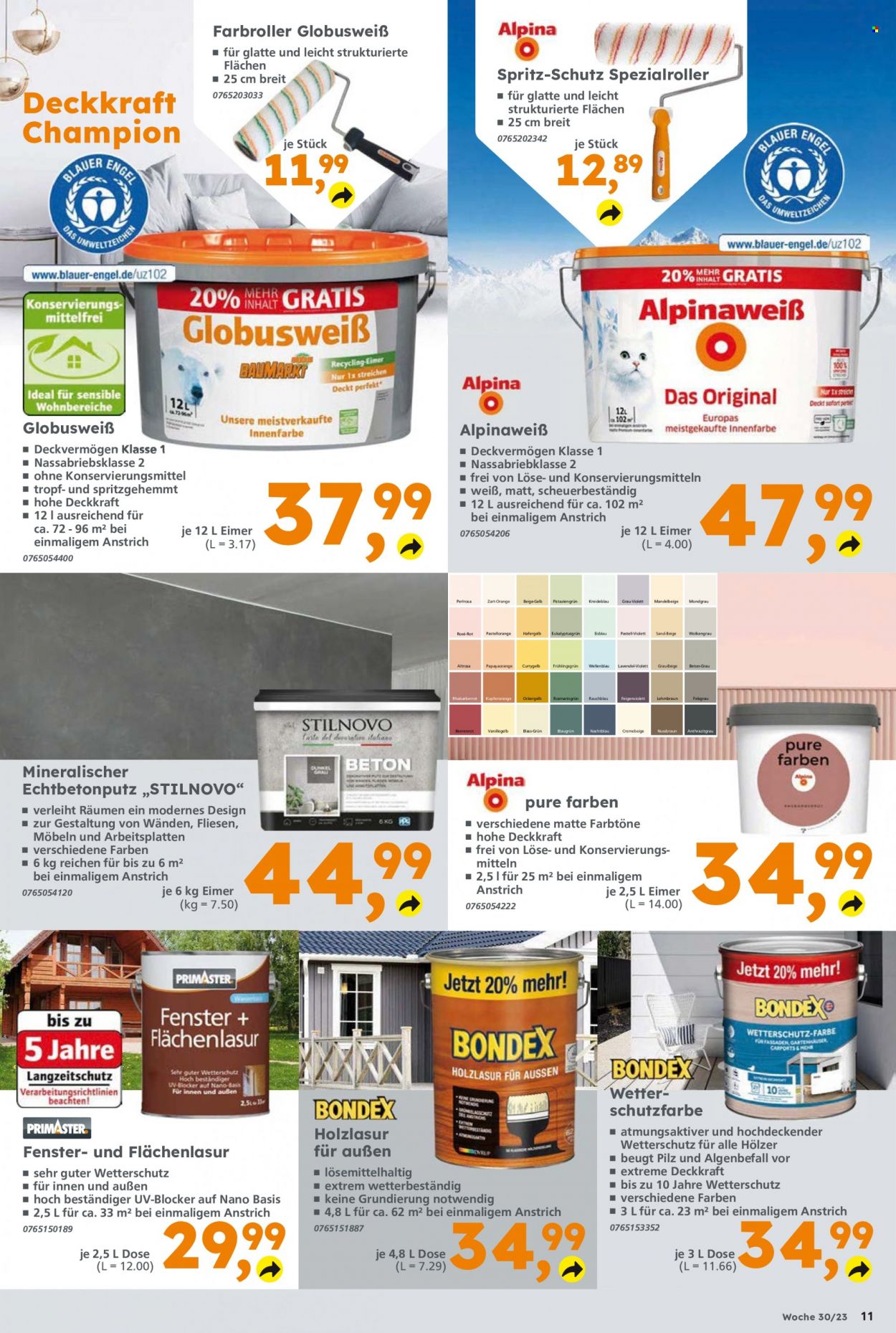 Globus Baumarkt Prospekte  - 24.07.2023 - 29.07.2023. Seite 11