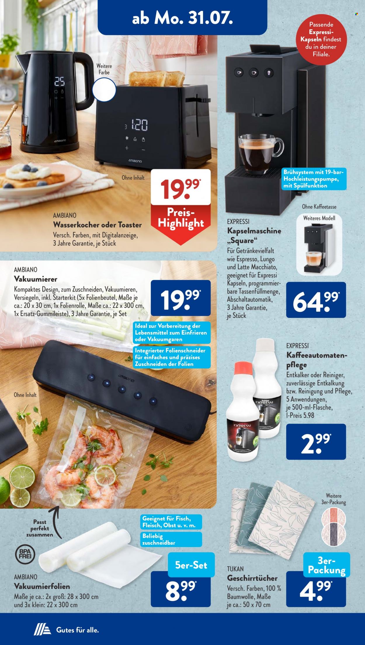 ALDI SÜD Prospekte  - 31.07.2023 - 5.08.2023. Seite 16