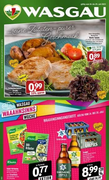 Prospekte Wasgau - 24.07.2023 - 29.07.2023.