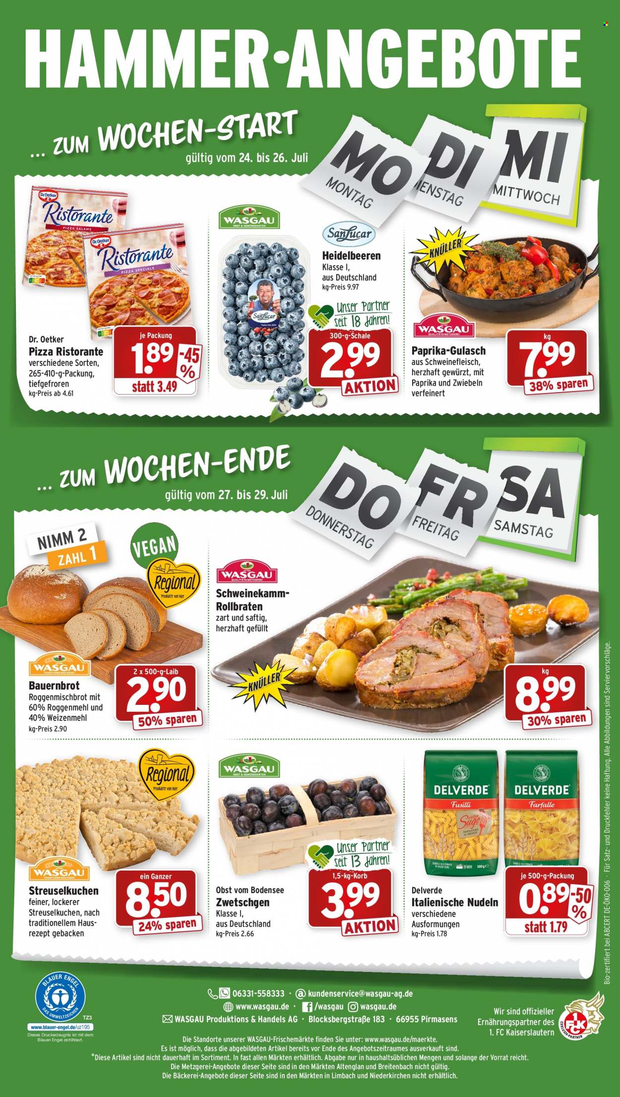Wasgau Prospekte  - 24.07.2023 - 29.07.2023. Seite 28
