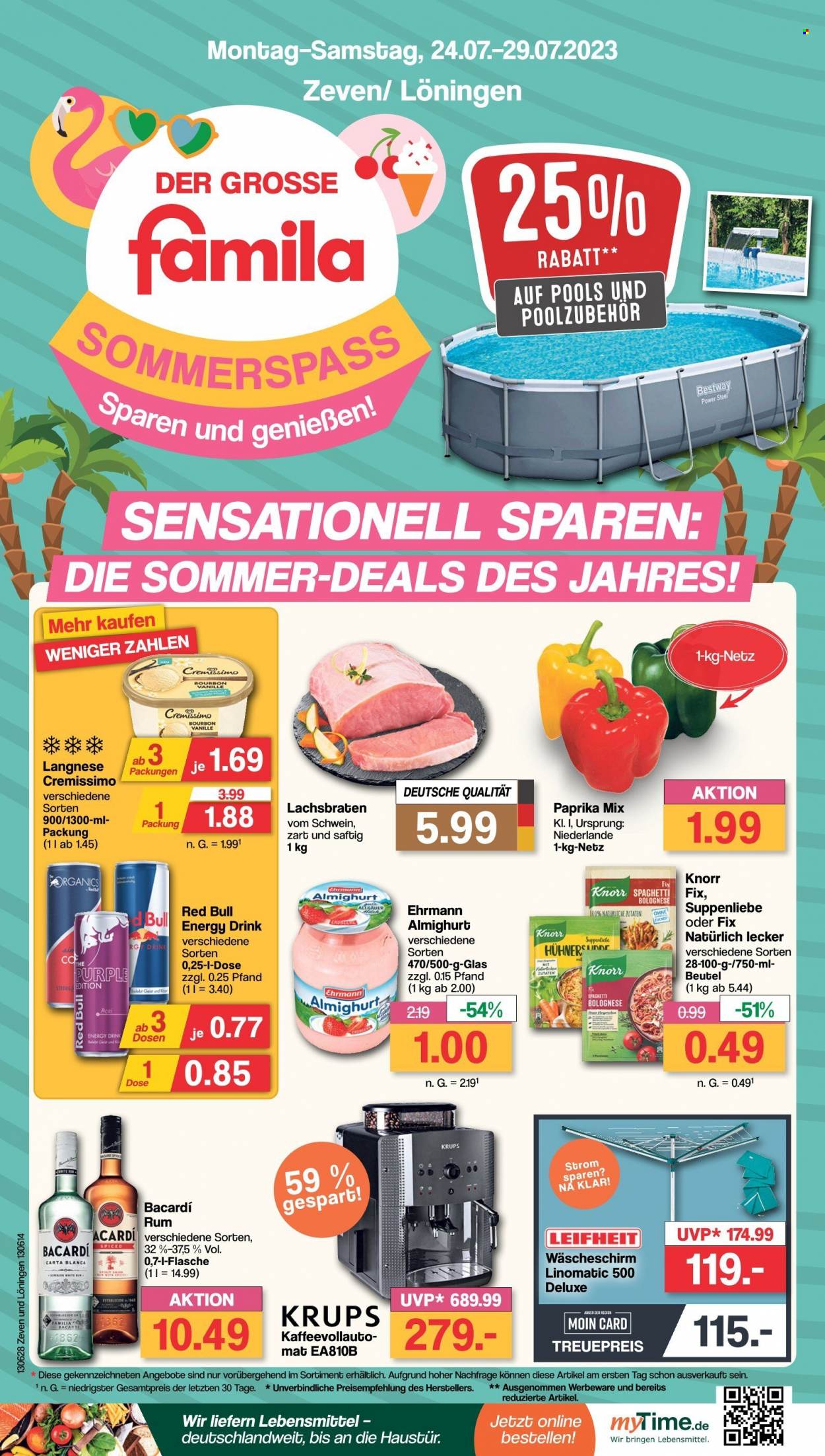 famila Prospekte  - 24.07.2023 - 29.07.2023. Seite 1