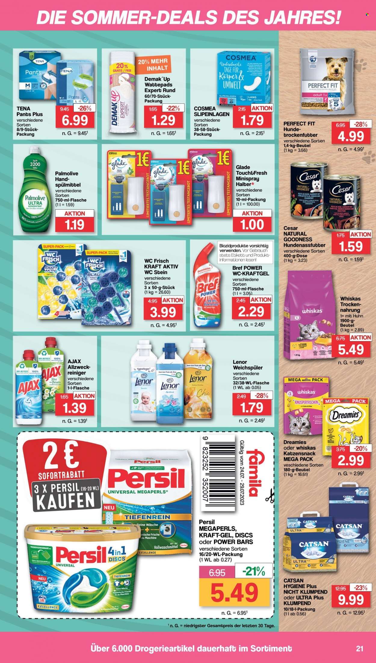 famila Prospekte  - 24.07.2023 - 29.07.2023. Seite 21
