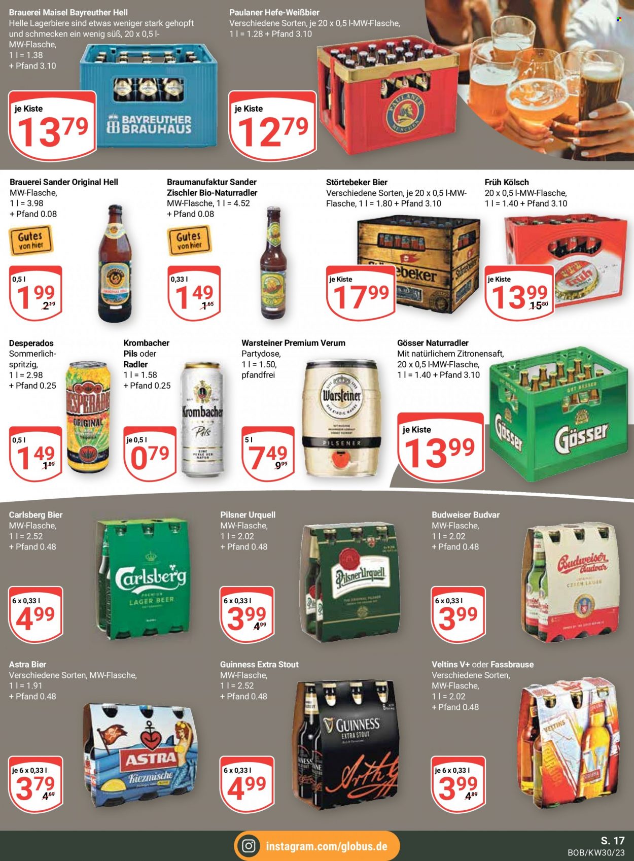 Globus Prospekte  - 24.07.2023 - 29.07.2023. Seite 17