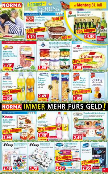 thumbnail - Decor on Ice Waffelbecher extra knusprig für Eis/Dessert oder/Likör 16 Stück, 60-g-Packung (1 kg = 31,50)