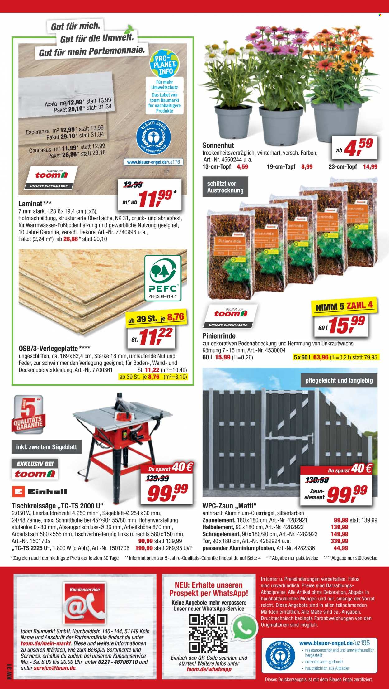 toom Baumarkt Prospekte  - 29.07.2023 - 4.08.2023. Seite 12