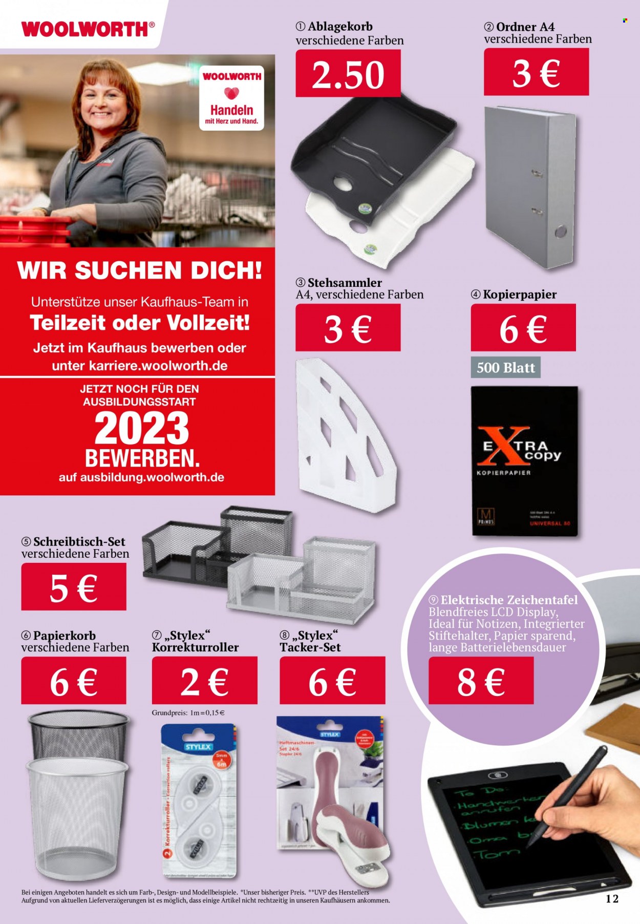 Woolworth Prospekte  - 17.08.2023 - 31.08.2023. Seite 12