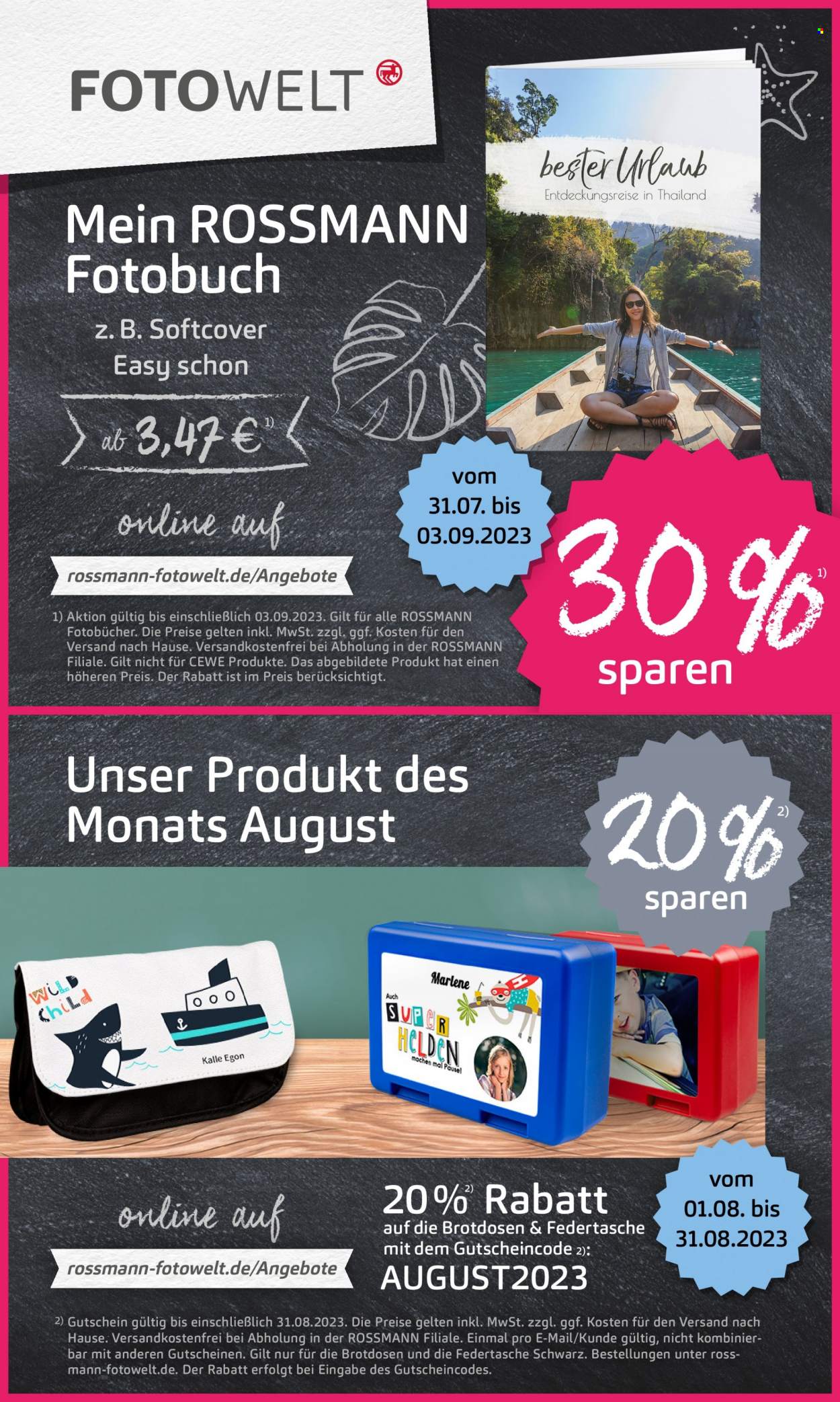 Leták Rossmann - 31.7.2023 - 4.8.2023. Strana 19