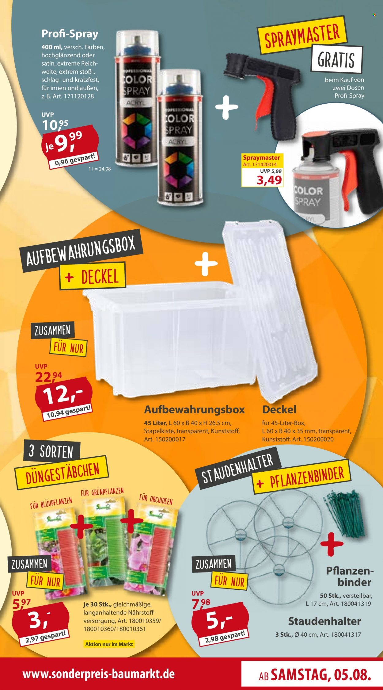 Sonderpreis-Baumarkt Prospekte  - 5.08.2023 - 11.08.2023. Seite 7