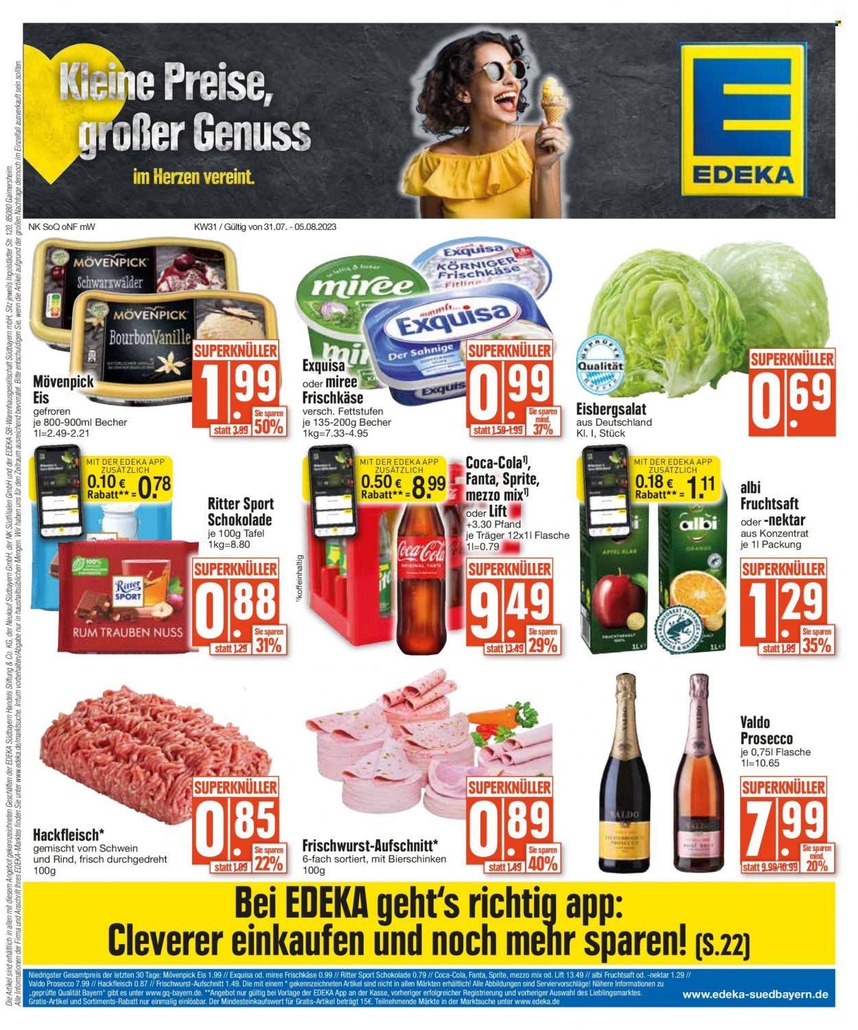 Edeka Prospekte  - 31.07.2023 - 5.08.2023. Seite 1