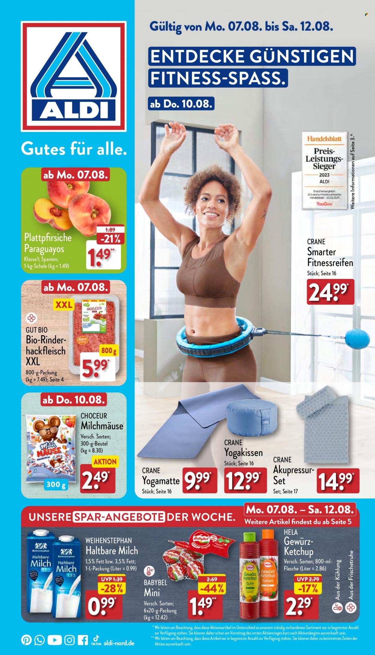 ALDI Nord Prospekte  - 7.08.2023 - 12.08.2023. Seite 1