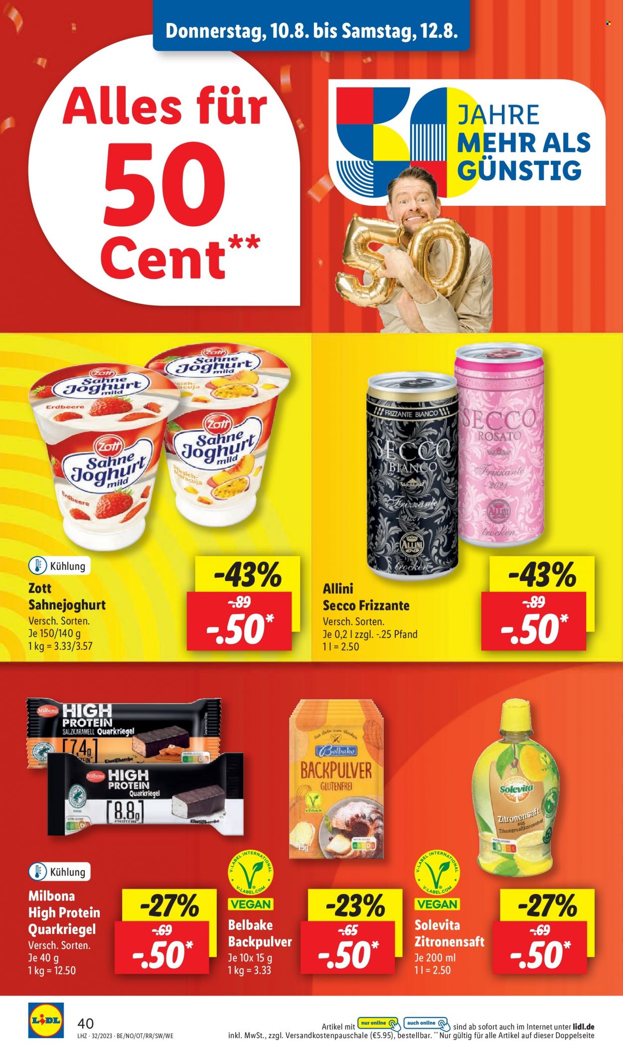 Lidl Prospekte  - 7.08.2023 - 12.08.2023. Seite 50