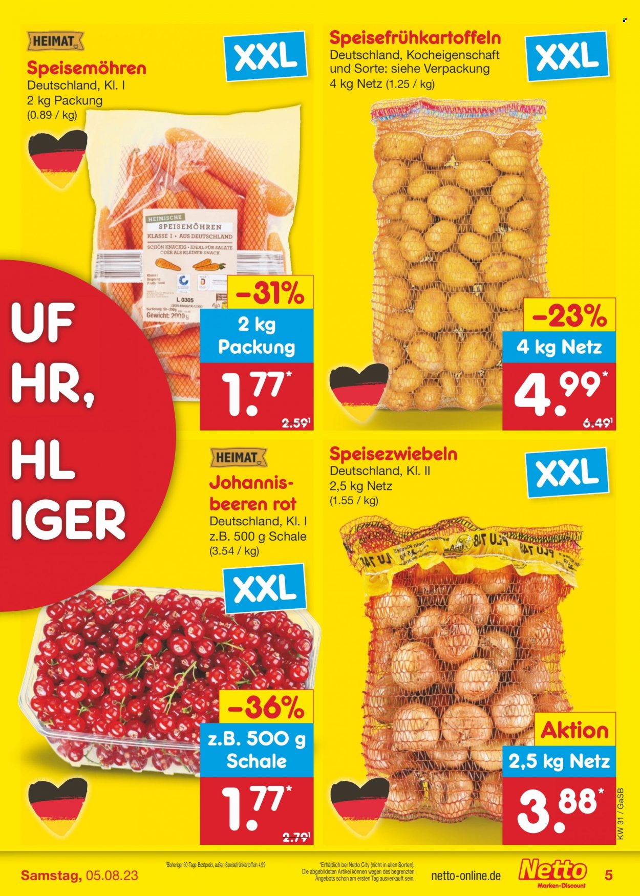 Netto Marken-Discount Prospekte  - 31.07.2023 - 5.08.2023. Seite 5