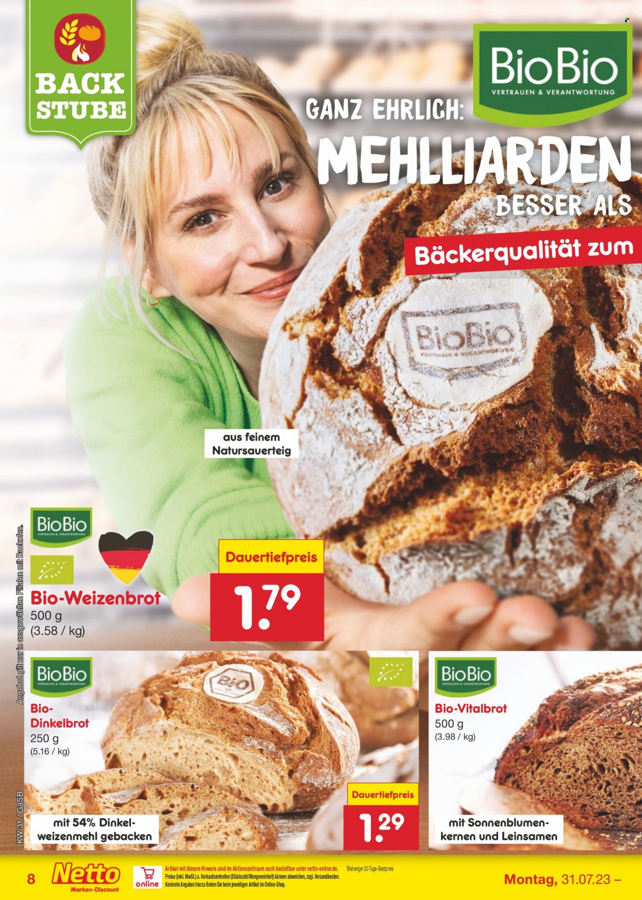 Netto Marken-Discount Prospekte  - 31.07.2023 - 5.08.2023. Seite 10