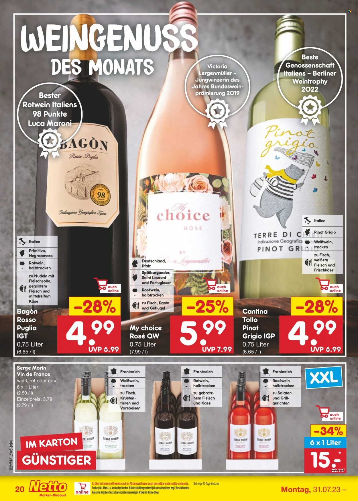 Netto Marken-Discount Prospekte  - 31.07.2023 - 5.08.2023. Seite 24