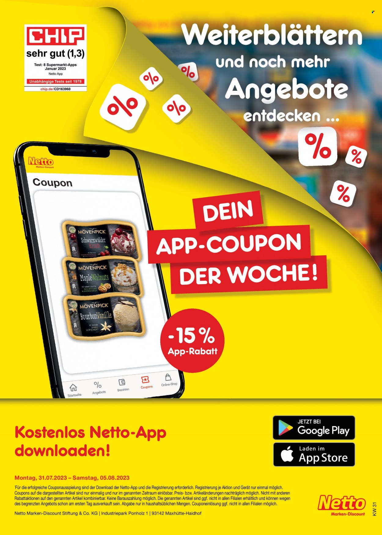 Netto Marken-Discount Prospekte  - 31.07.2023 - 5.08.2023. Seite 45