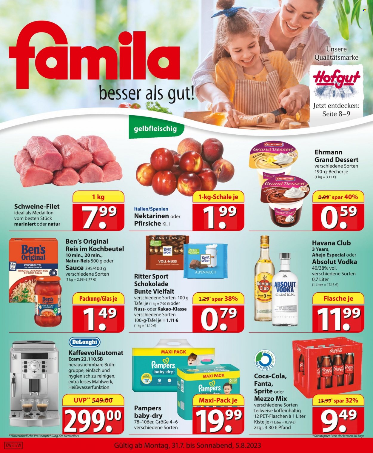 famila Prospekte  - 31.07.2023 - 5.08.2023. Seite 1