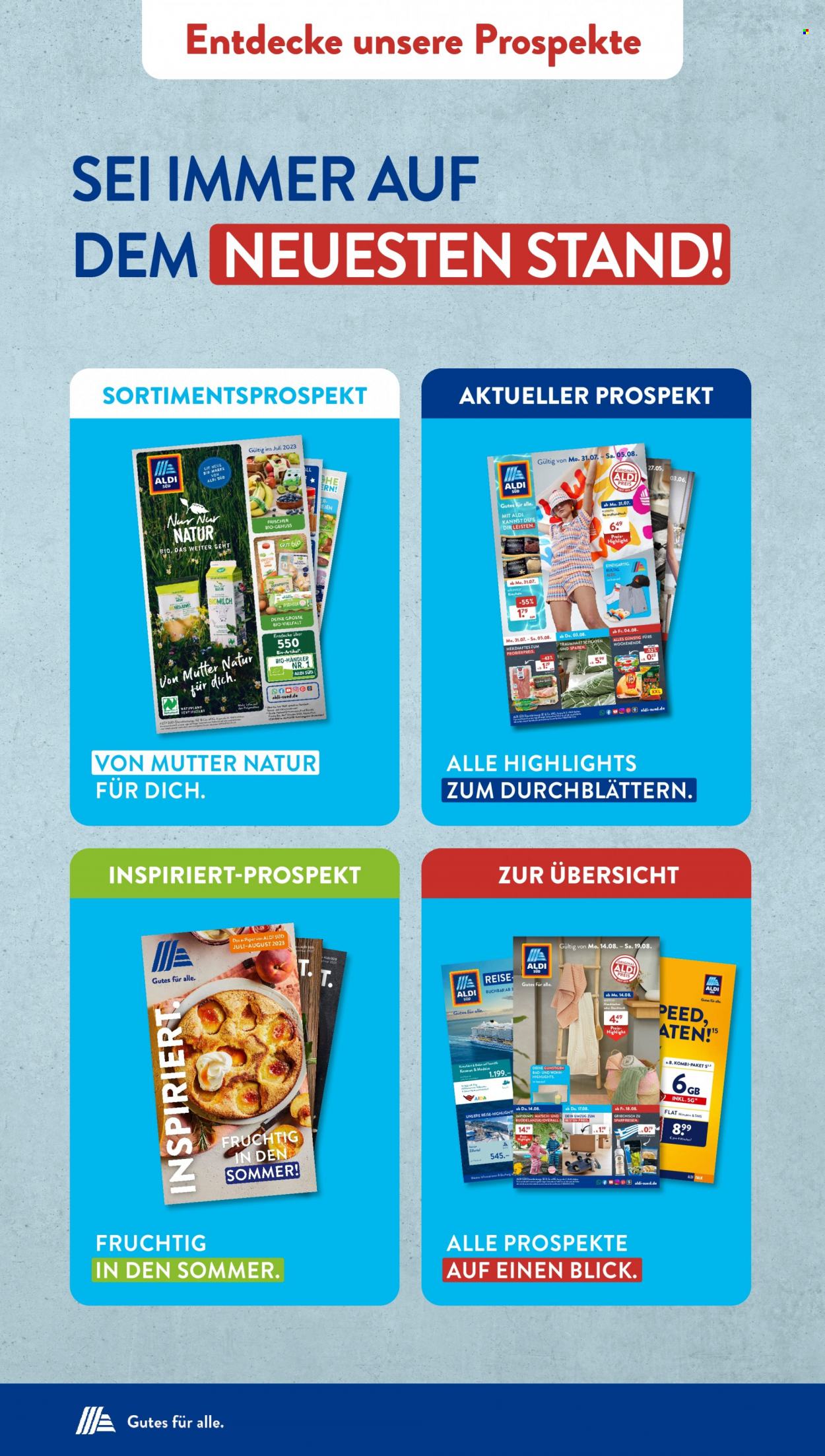 ALDI SÜD Prospekte  - 7.08.2023 - 12.08.2023. Seite 45