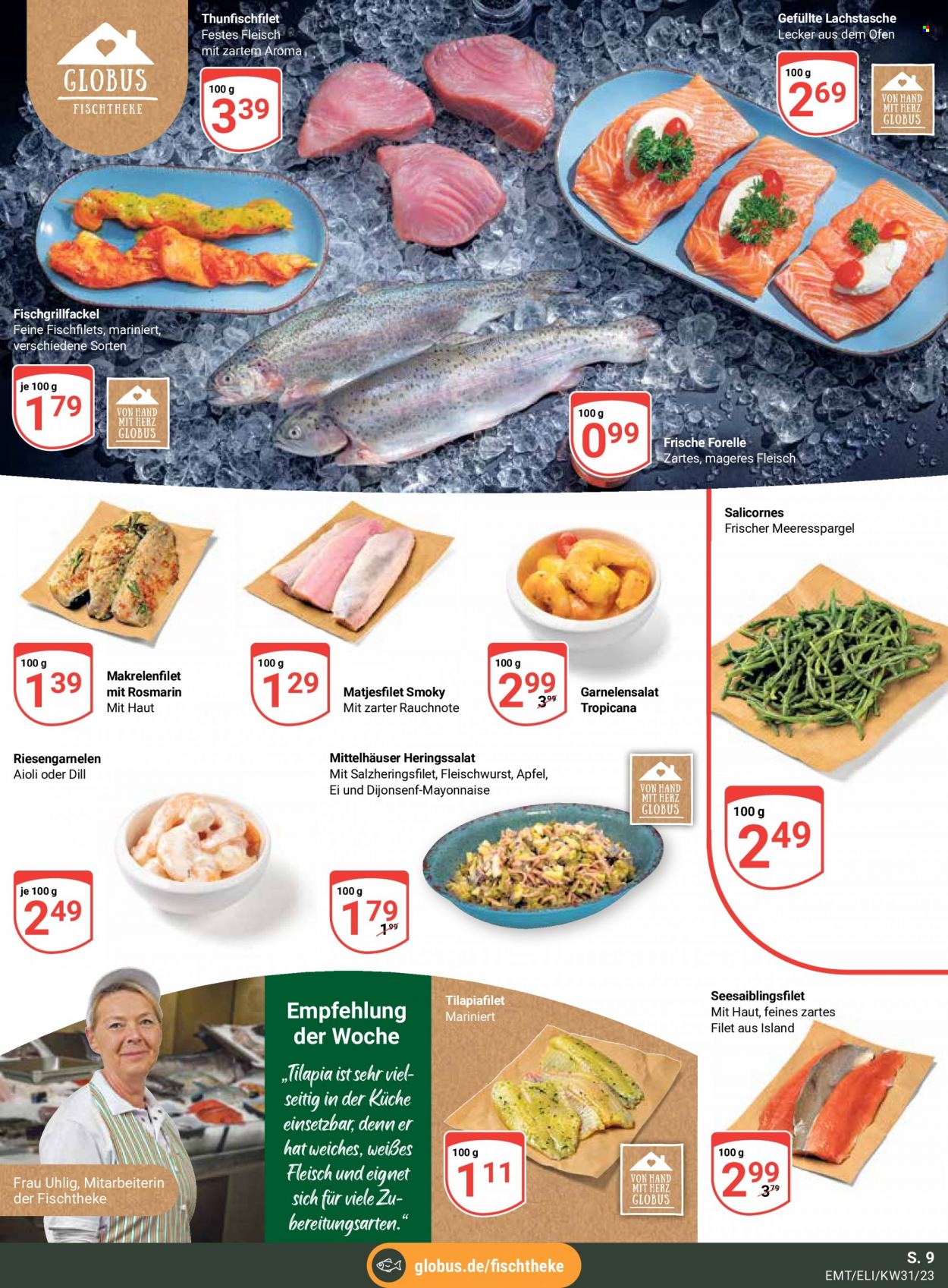 Globus Prospekte  - 31.07.2023 - 5.08.2023. Seite 9