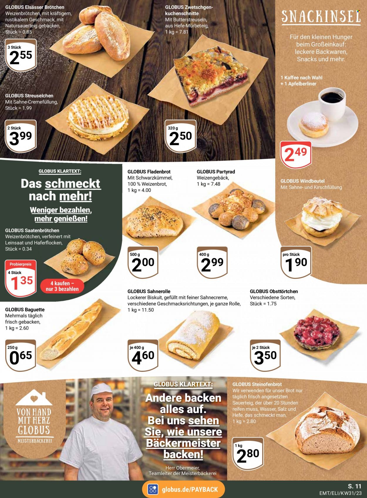 Globus Prospekte  - 31.07.2023 - 5.08.2023. Seite 11