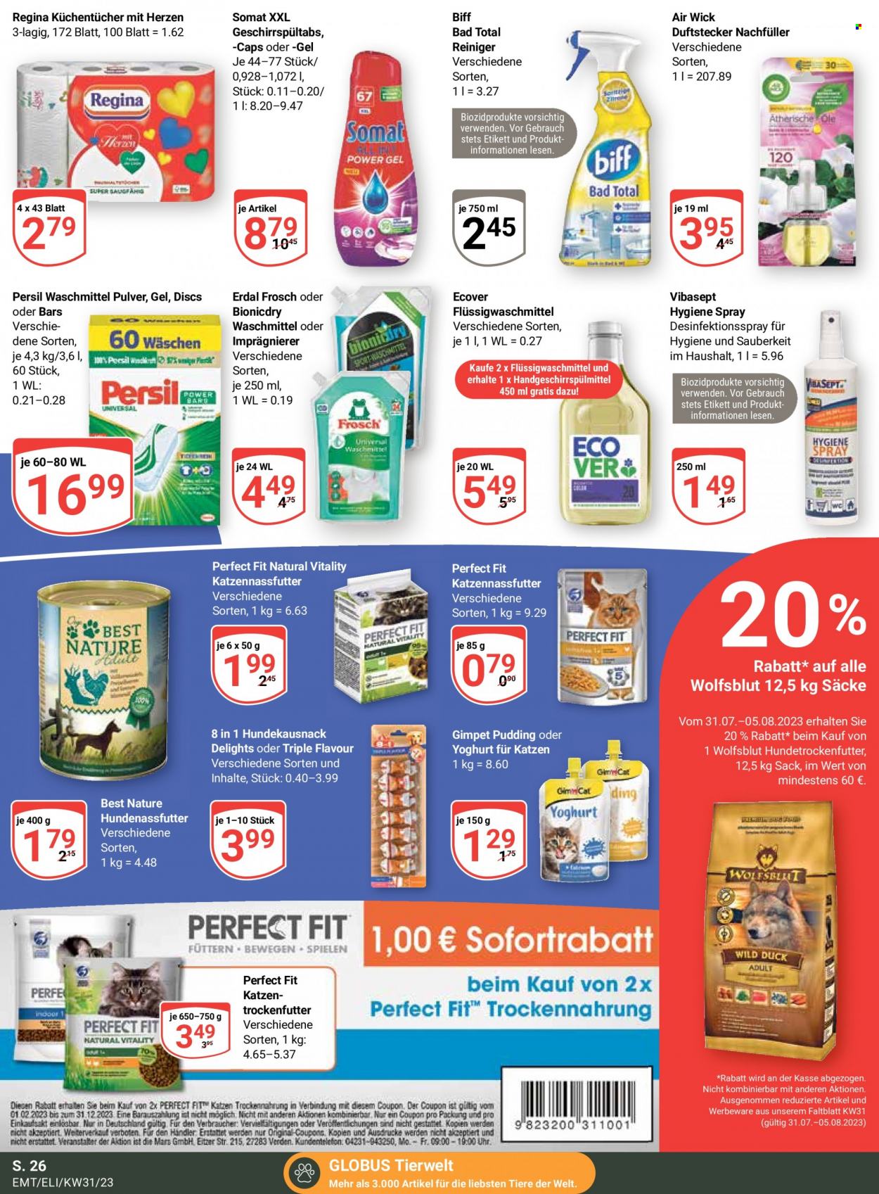 Globus Prospekte  - 31.07.2023 - 5.08.2023. Seite 26