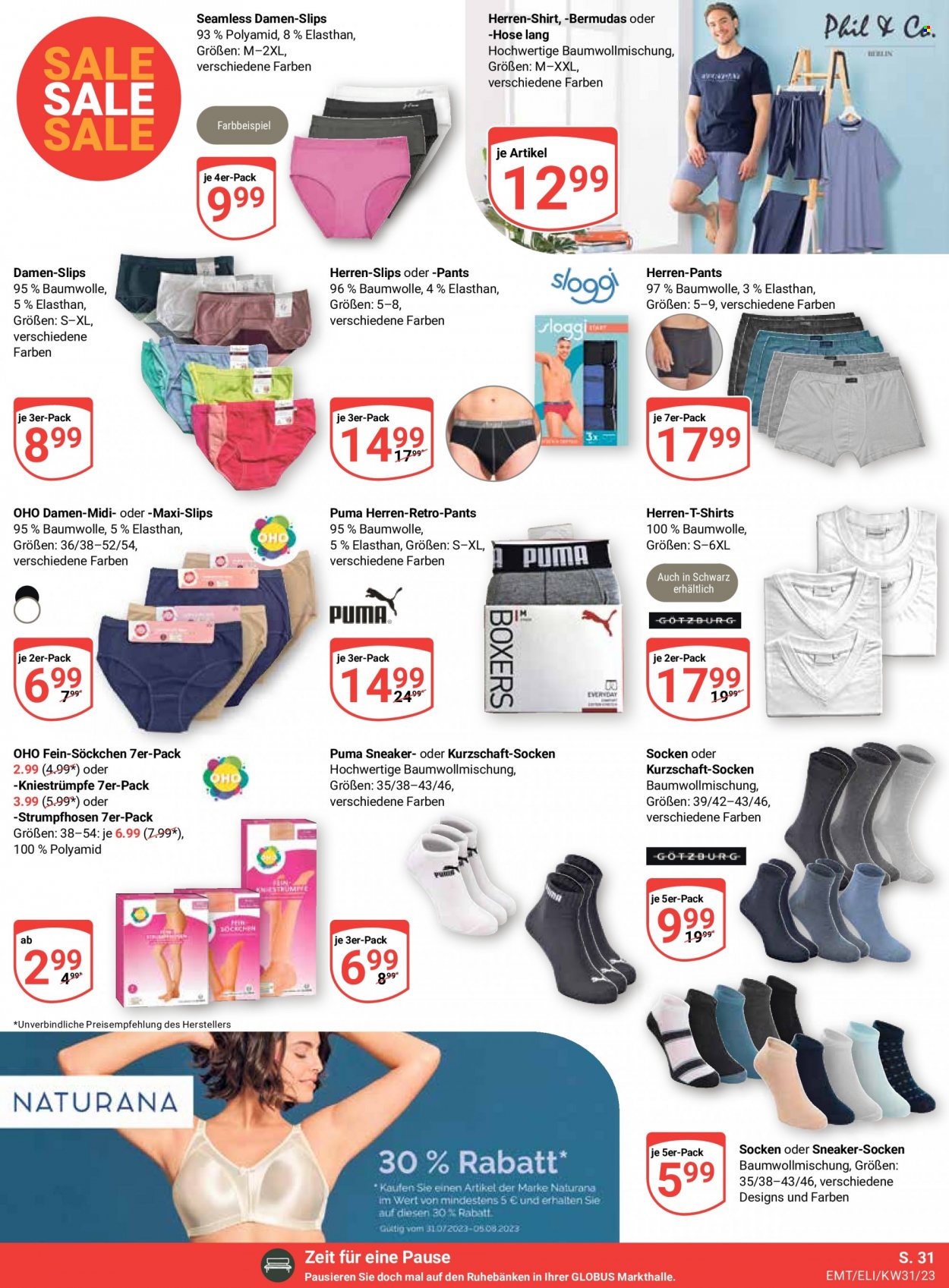 Globus Prospekte  - 31.07.2023 - 5.08.2023. Seite 31