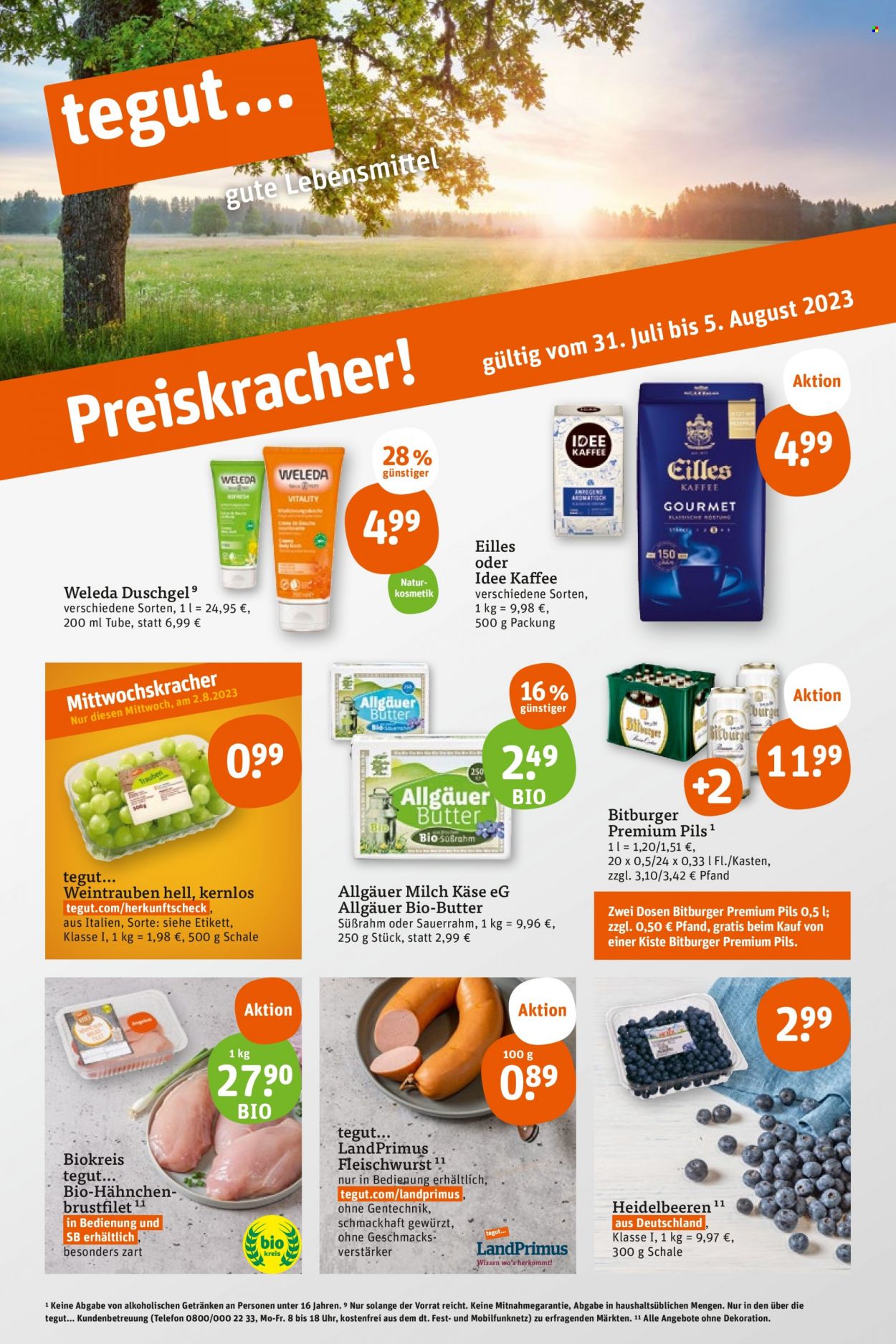 tegut... Prospekte  - 31.07.2023 - 5.08.2023. Seite 3