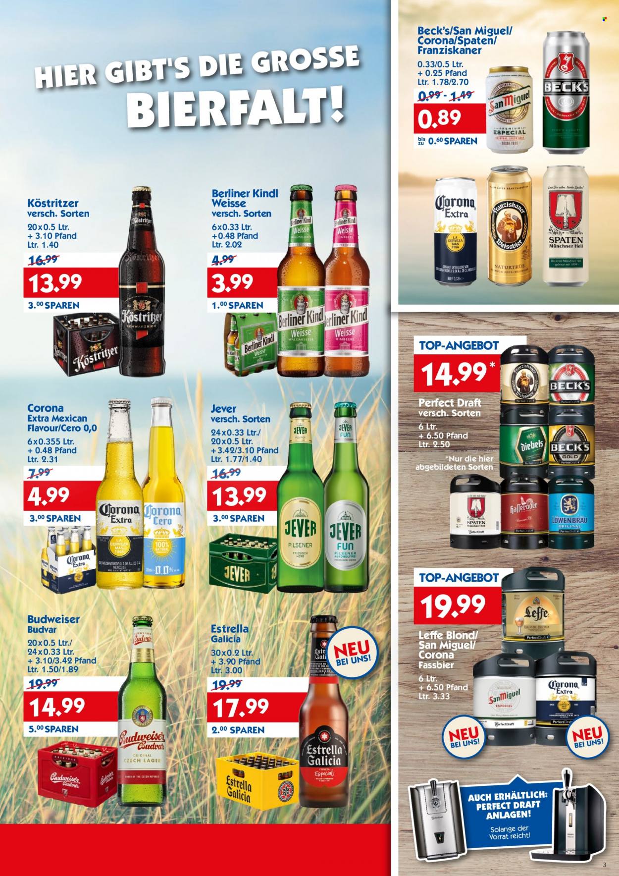 Hol'ab! Getränkemarkt Prospekte  - 31.07.2023 - 5.08.2023. Seite 3