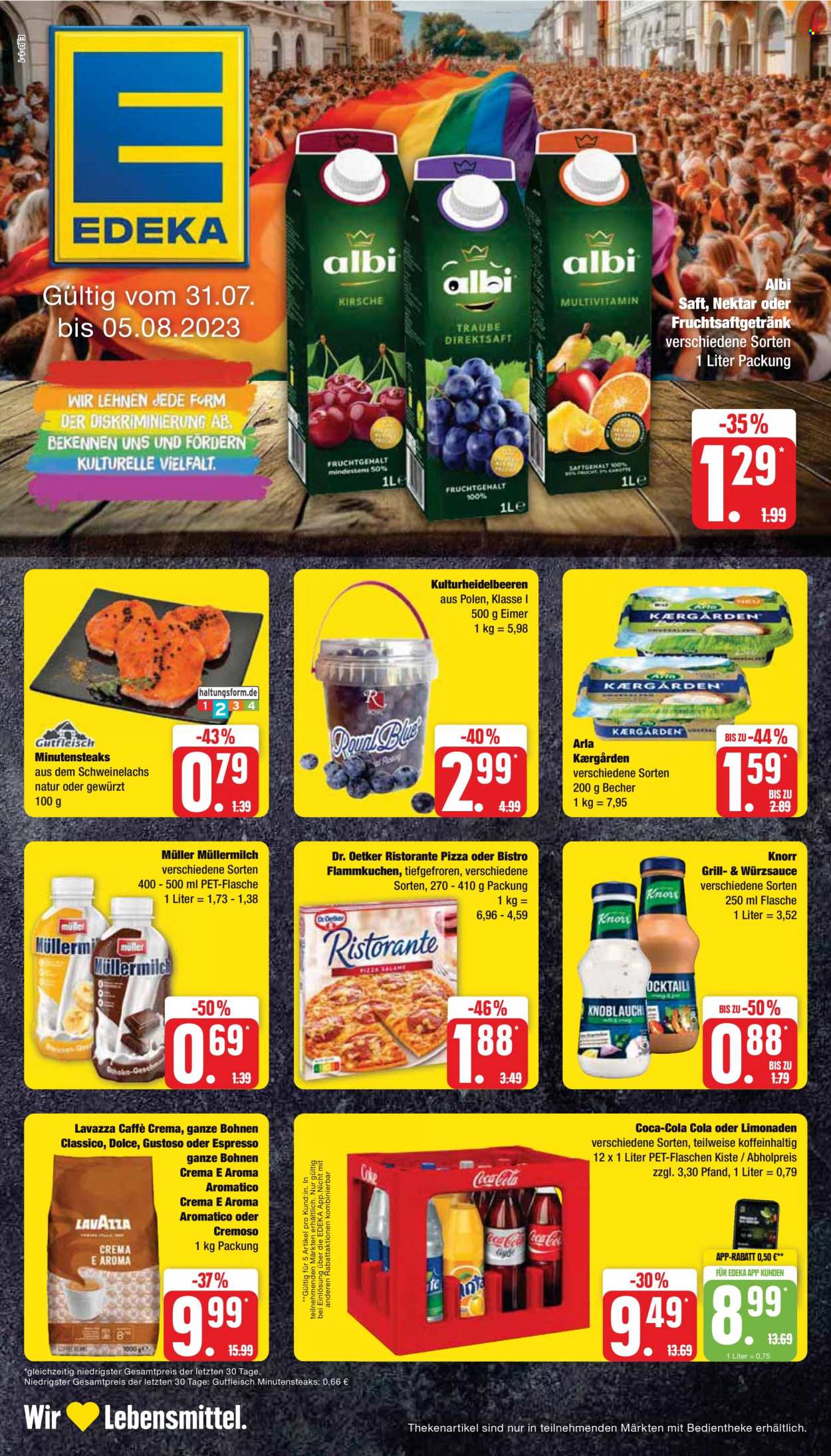 Edeka Prospekte  - 31.07.2023 - 5.08.2023. Seite 1