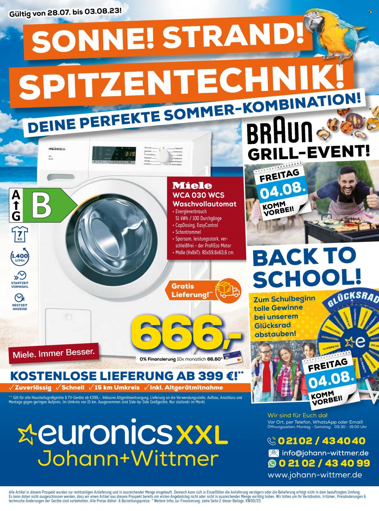 Euronics Prospekte  - 28.07.2023 - 3.08.2023. Seite 1